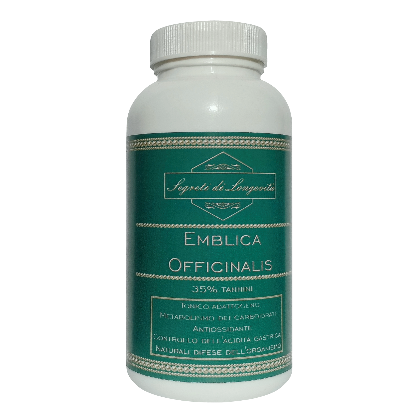 AMLA - Emblica officinalis - estratto 35% Tannini - 90 capsule da 500mg