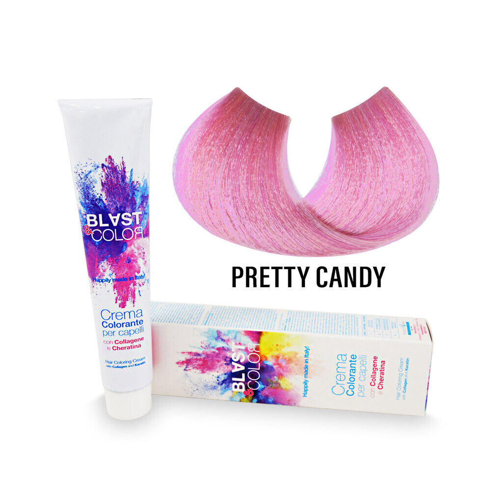 Blast e Color Crema Deco. Capelli Pretty Candy 100ml con cheratina e collagene