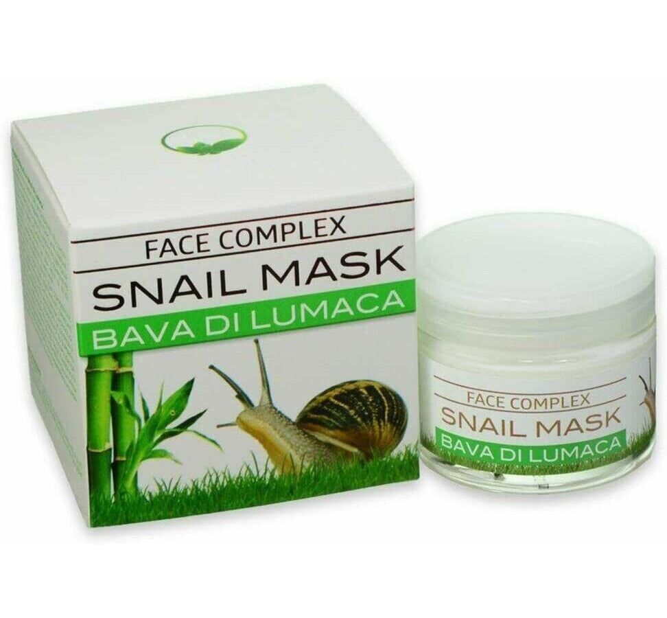 Maschera Viso Snail Mask alla Bava di Lumaca Antirughe Antietà Face Complex 50ml