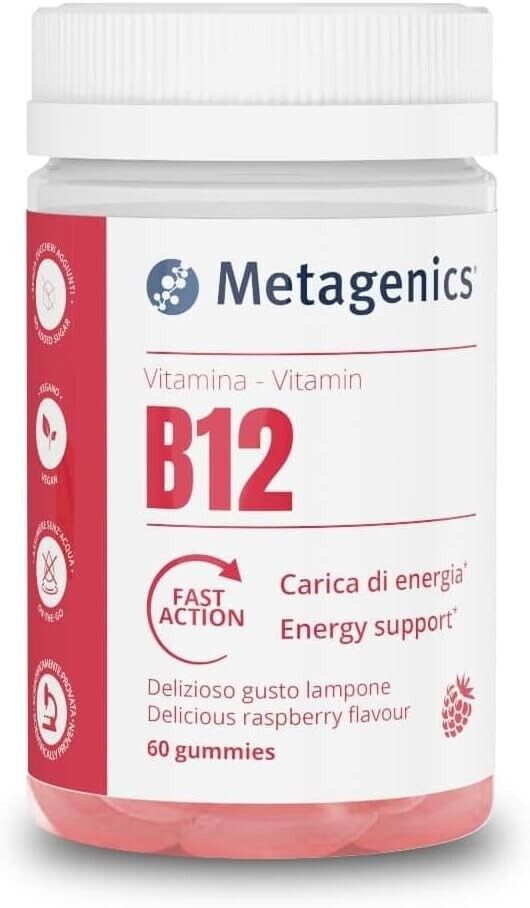 caramelle Vitamina B12 - Integratore Energetico - Vitamina B12 e B6 Gusto Lampon