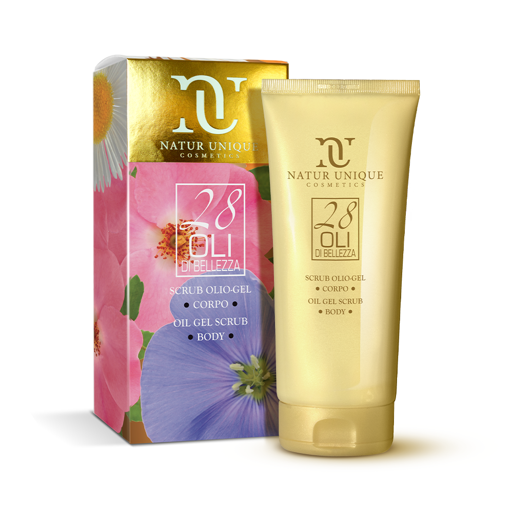 28 Oli Di Bellezza scrub olio gel doccia Natur Unique 200ml