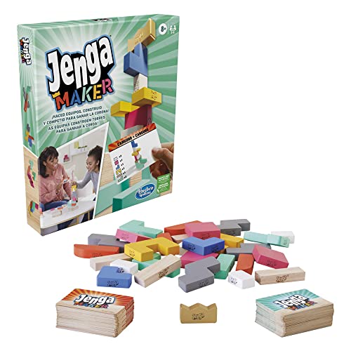 Hasbro Gaming Jenga Maker, Multicolore