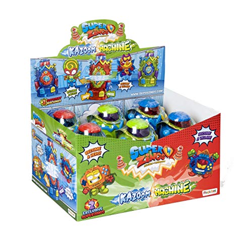 Superzings - 6 Kazoom Machine Display (Pszsd166In10), Include 12 Figure Esclusive