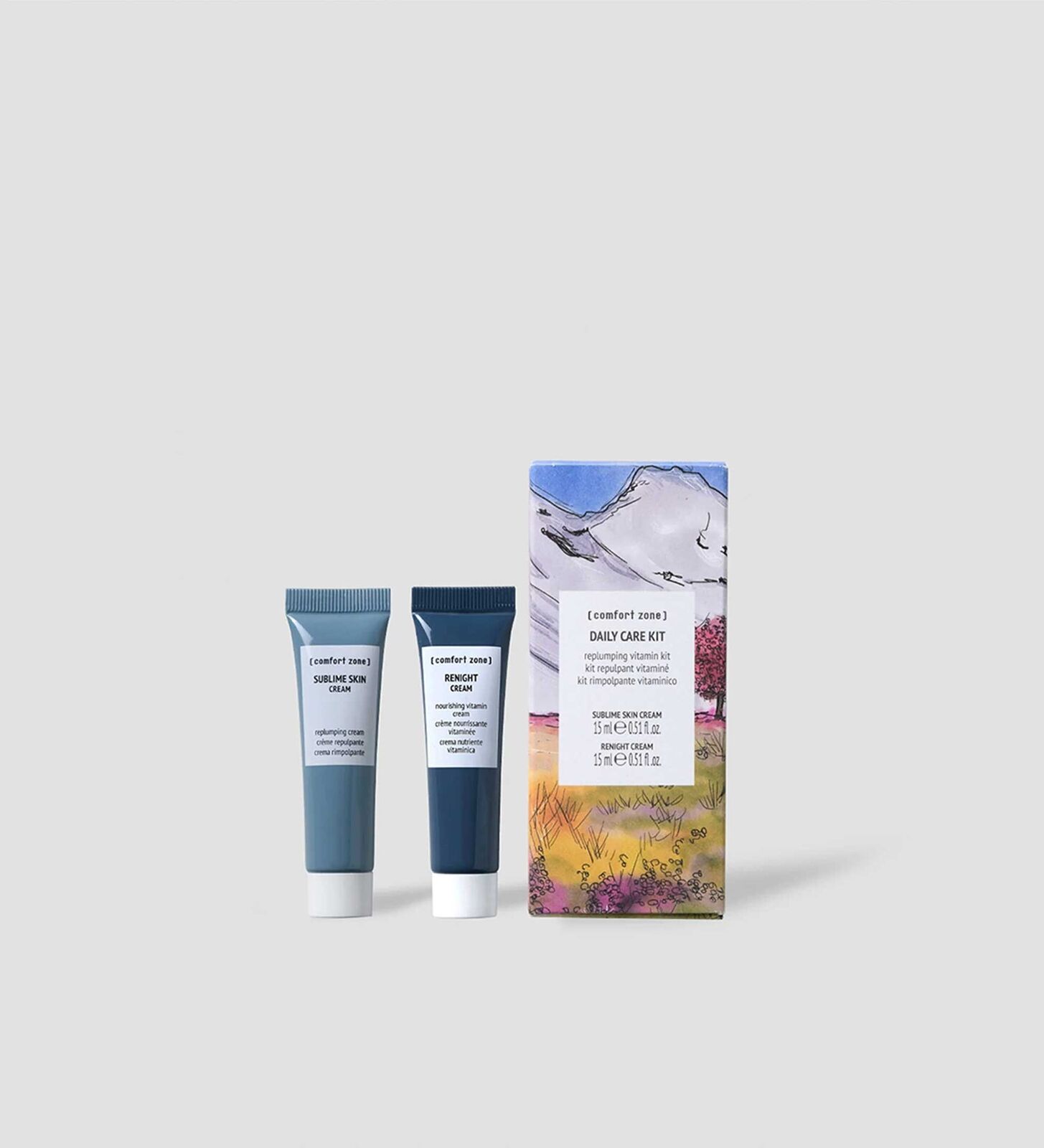 Comfort Zone Daily Care Kit - kit rimpolpante vitaminico viso/notte