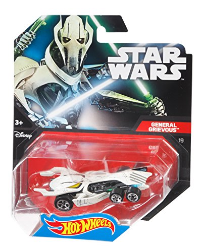 Hot Wheels Star Wars - Auto Con Personaggi Del Generale Grievous