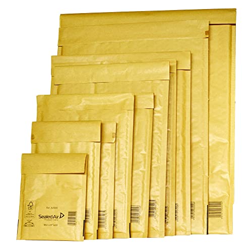 Mail Lite 10 Buste Imbottite Gold B 12X21Cm Utile Avana