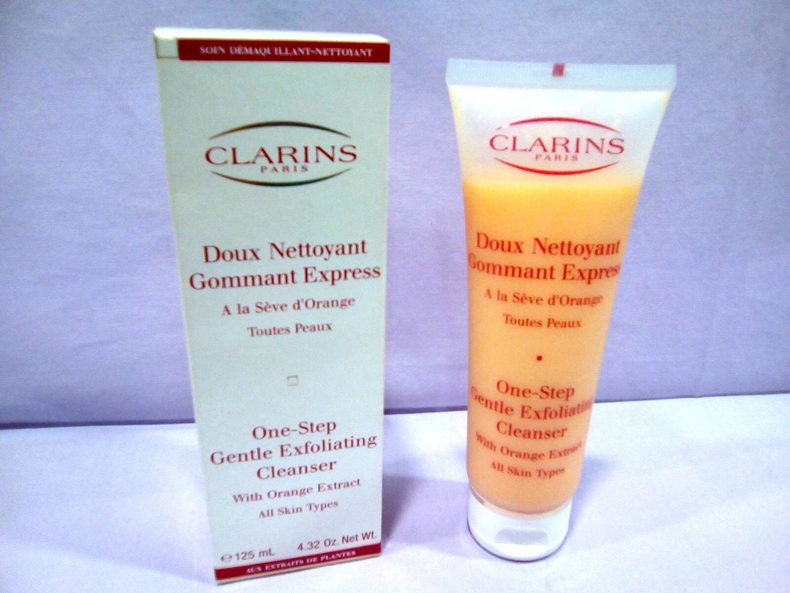 CLARINS VISAGE DOUX NETTOYANT GOMMANT EXPRESS TOUTES PEAUX 125 ML.