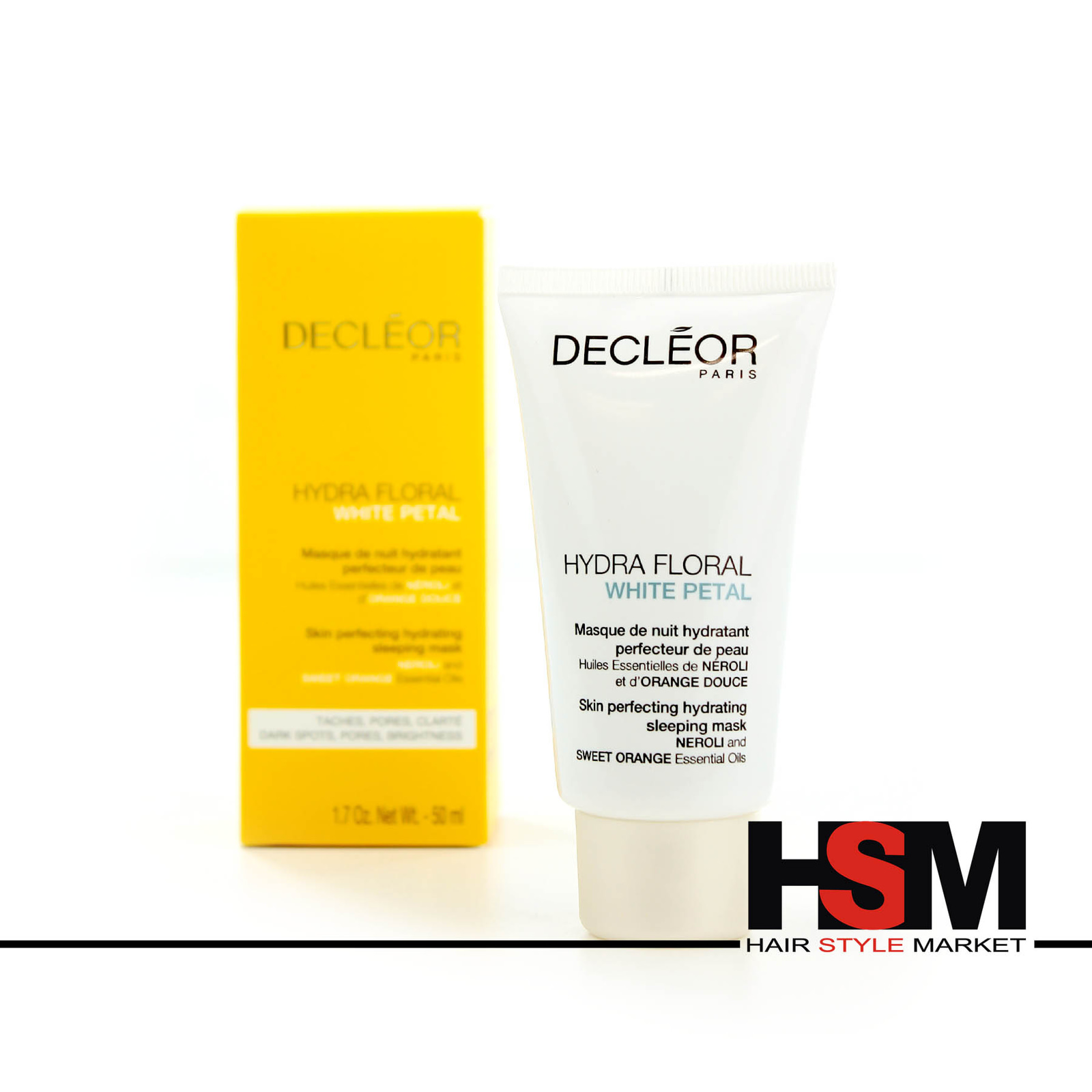 Decleor Hydra Floral White Petal Skin Mask Maschera Notte Idratante Pelle 50 ml