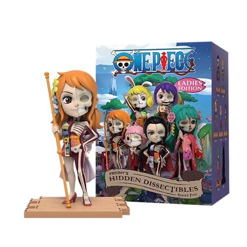 Mighty Jaxx, Blind Box Con Mini Figure Da Collezione Freeny'S Hidden Dissectibles One Piece, Serie 5 (Edizione Ladies), Ogni Confezione Contiene Una M