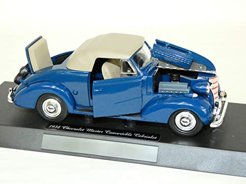 Newray Classic Collection 55043 - Chevrolet Master Convertible Cabriolet Fedele Riproduzione, Scala 1:32, Die Cast
