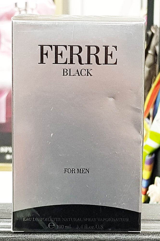 Gianfranco Ferre' Black for men Uomo Eau De Toilette 100ml Spray