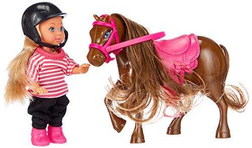 Simba Evi Love Con Pony 3 Asst, Multicolore, 4006592574642