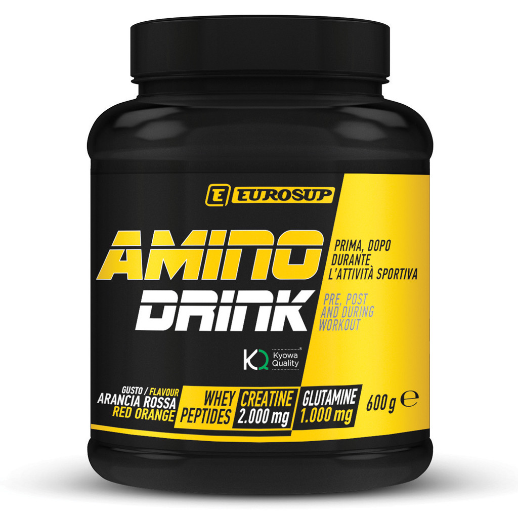 EUROSUP AMINO DRINK PLUS 600 GR Arancia Rossa