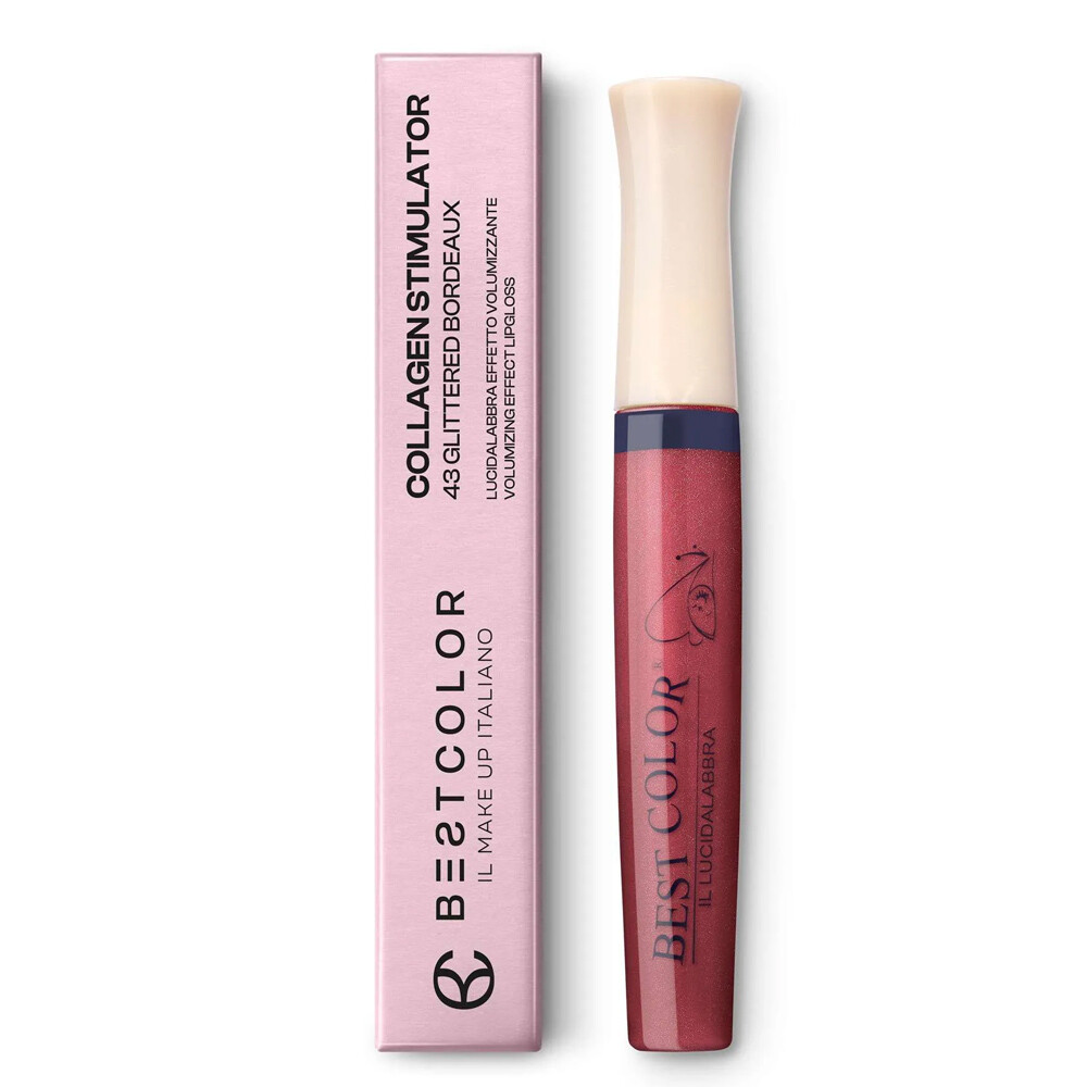 Best Color Collagen Stimulator Lucidalabbra Effetto Volumizzante 43 Bordeaux