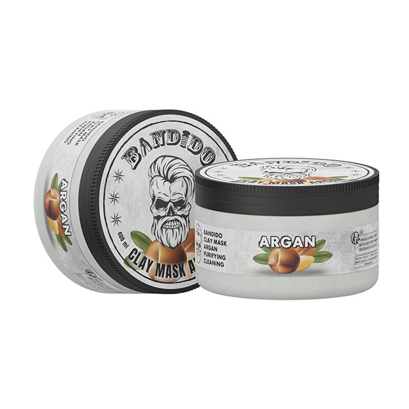 maschera viso BANDIDO Clay Mask Argan 400ml