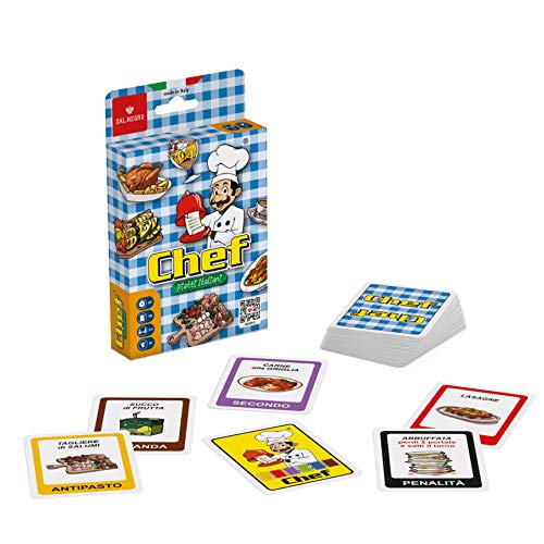Dal Negro- Chef-Piatti Italiani Giocattolo, Multicolore, 57094