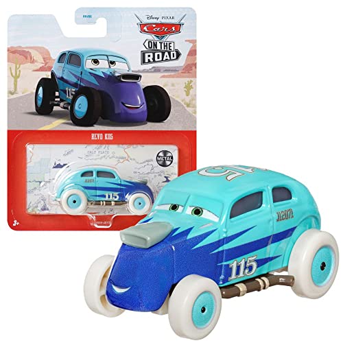 Mattel Selezione Veicoli Racing Style | Disney Cars | Cast 1:55 Veicoli Auto, Dxv29N Cars 3 Single:Reyo Kos