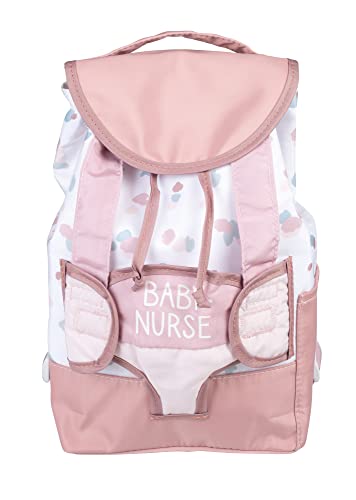 Smoby- Baby Nurse-Zaino Per Bambole, Multicolore, Small, 7600220321Web