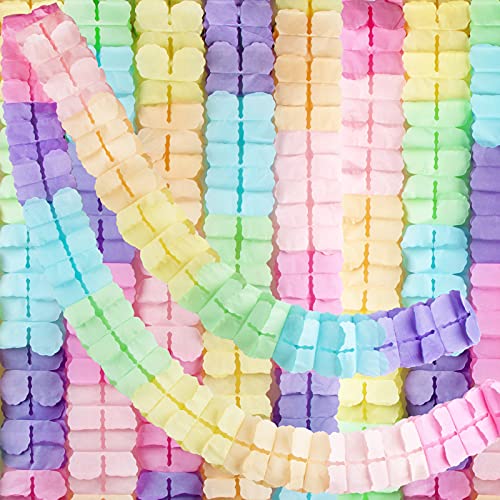 6 Pezzi 3 Metri Ghirlande Di Carta Multicolore Quadrifoglio Festoni Colorato Per Festa Di Compleanno Laurea Matrimonio Battesimo Carnevale Natale
