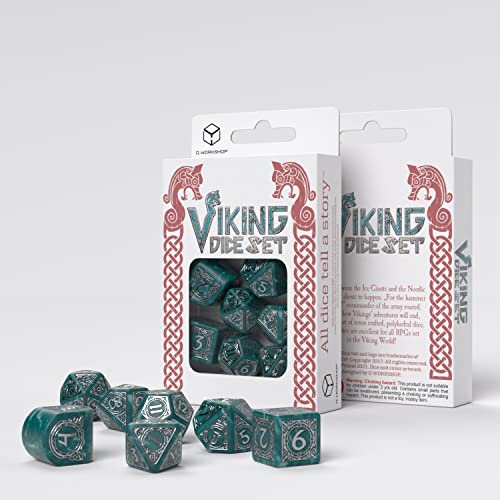 Q-Workshop Qwovik4S Viking Modern Dice Set: Mjolnir (7)