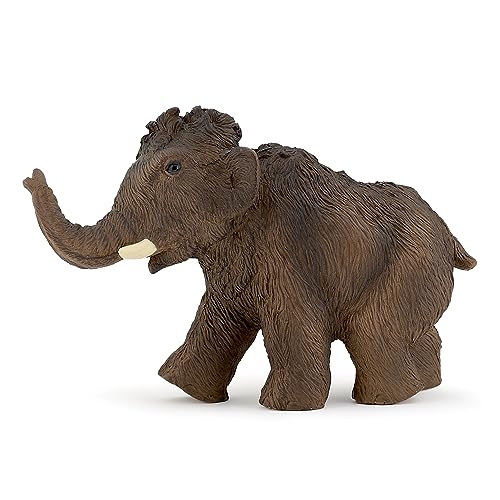 Papo Dinosaurier,Tiere 55025-Giovane Mammut, Multicolore, 55025