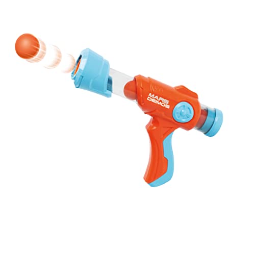 Mars - Deimos Pistola Compact Pistola Giocattolo Sparapalline 23 * 5.5 * 16 Cm Incluse 8 Palline E 1 Bersaglio Pretagliato