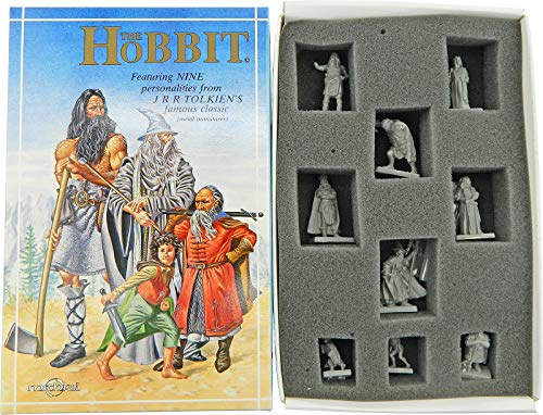 Mithril Miniatures The Hobbit Box Set Mb685-9X - Statuine In Metallo Da Collezione In Scala 32 Mm