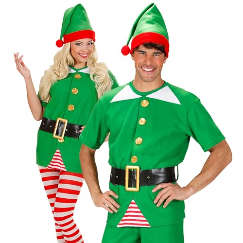 Widmann 75923 Costume Elfo L Aiutante Babbo Natale Economico #7592