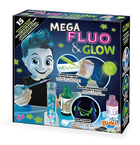 Buki France- Mega Glow & Fluo, Multicolore, 2162