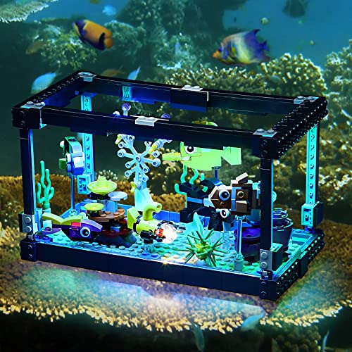 Yeabricks Kit Luci A Led Per Lego 31122 Creator 3-In-1 Fish Tank Modello Da Costruire (Set Lego Non Incluso)