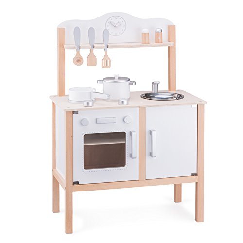 New Classic Toys Kitchenette-Modern-White, Multicolore, 11050