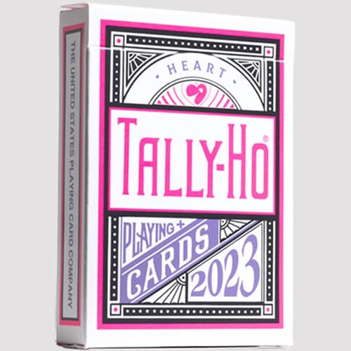 Solomagia Mazzo Di Carte Tally Ho Circle Back Heart Playing Cards By Us Playing Card Co.