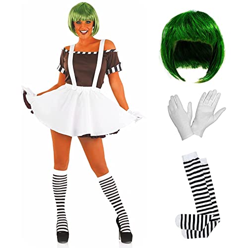 Fun Shack Costume E Parrucca Donna Fabbrica Di Film, Abito Carnevale Donna, Costume Halloween Donna Xl