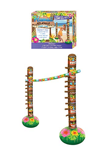 Henbrandt Set Bar Gonfiabile Limbo Hawaiano Confezione Da 1 Multicolore