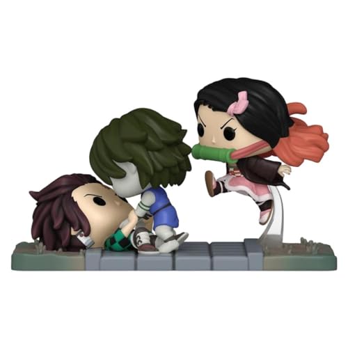 Funko Pop! Demon Slayer Tanjiro E Nezuko Vs. Tempio Demon 1419 (Special Edition)