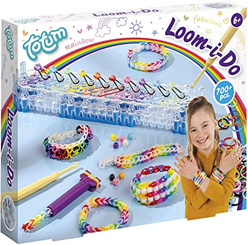 Tm Essentials Creativity Loom I Do - Set Di Gioielli Fai Da Te Con Oltre 700 Elastici Colorati