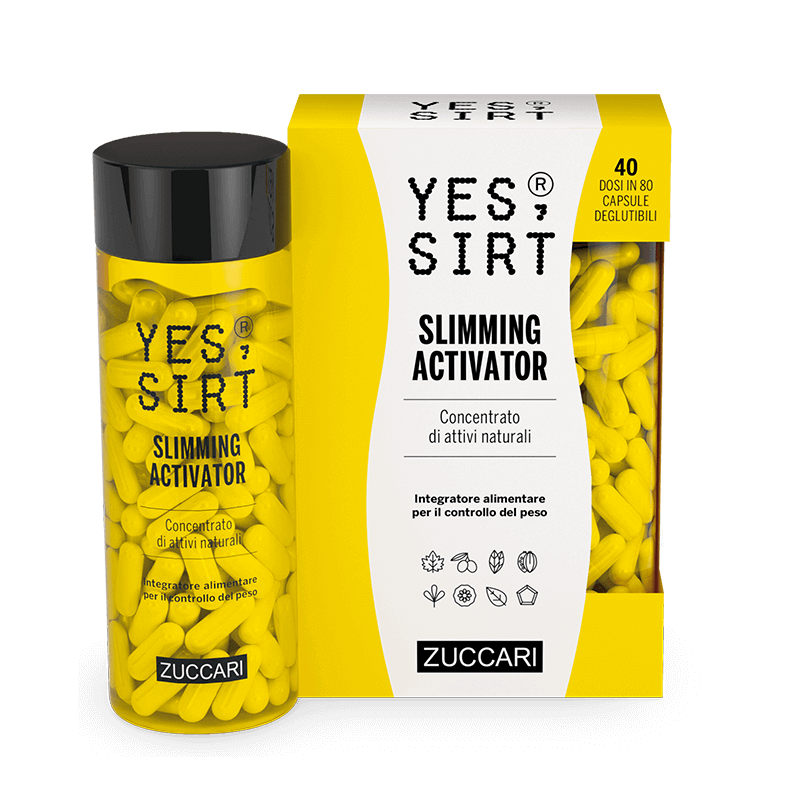 YES SIRT 80 CAPSULE 300MG ZUCCARI  PER IL CONTROLLO E LA RIDUZIONE DEL PESO