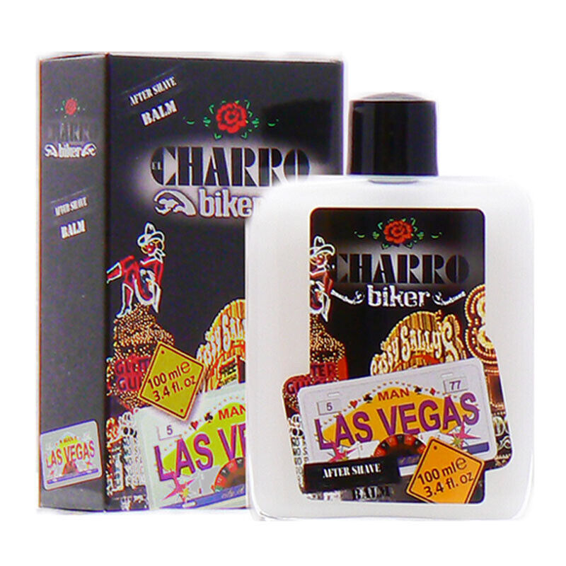 EL CHARRO BIKER LAS VEGAS After Shave Balm dopobarba 100ml NUOVO