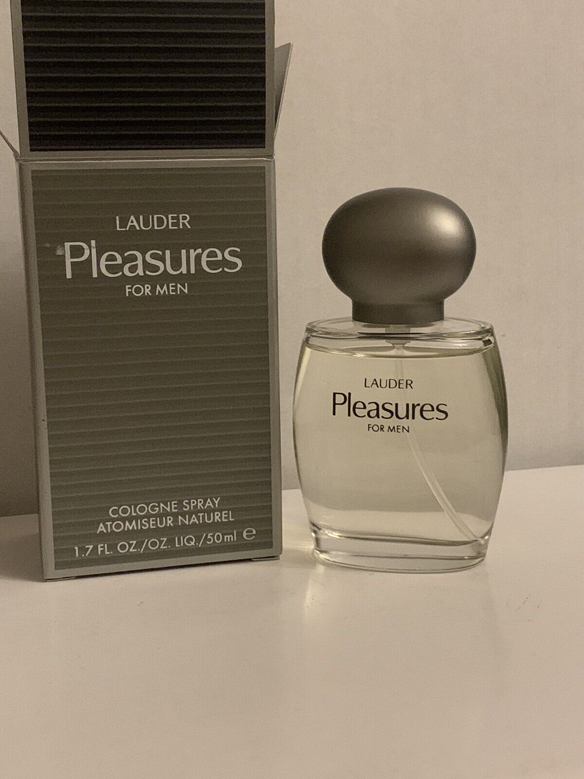 LAUDER PLEASURES FOR MEN COLOGNE SPRAY 50 ml NUOVO