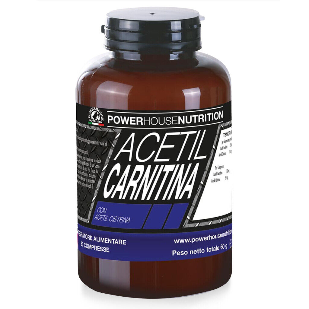 POWER HOUSE ACETIL CARNITINA 60 CPR