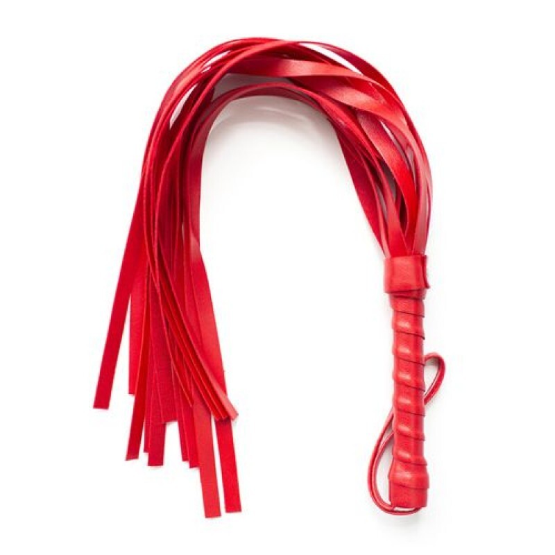 Frusta squash whip red a frange rossa bondage fetish sexy shop bdsm