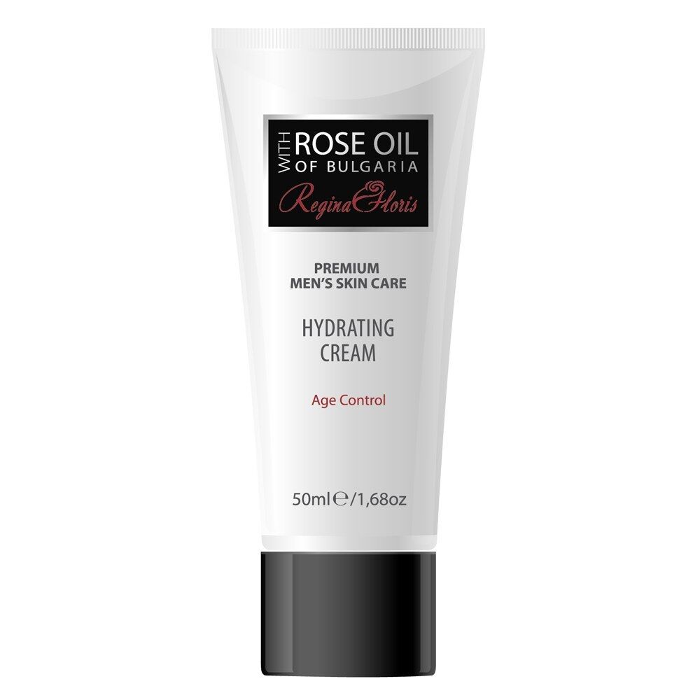 Crema viso idratante anti età Regina Floris Premium Men's Skin Care,olio di rosa