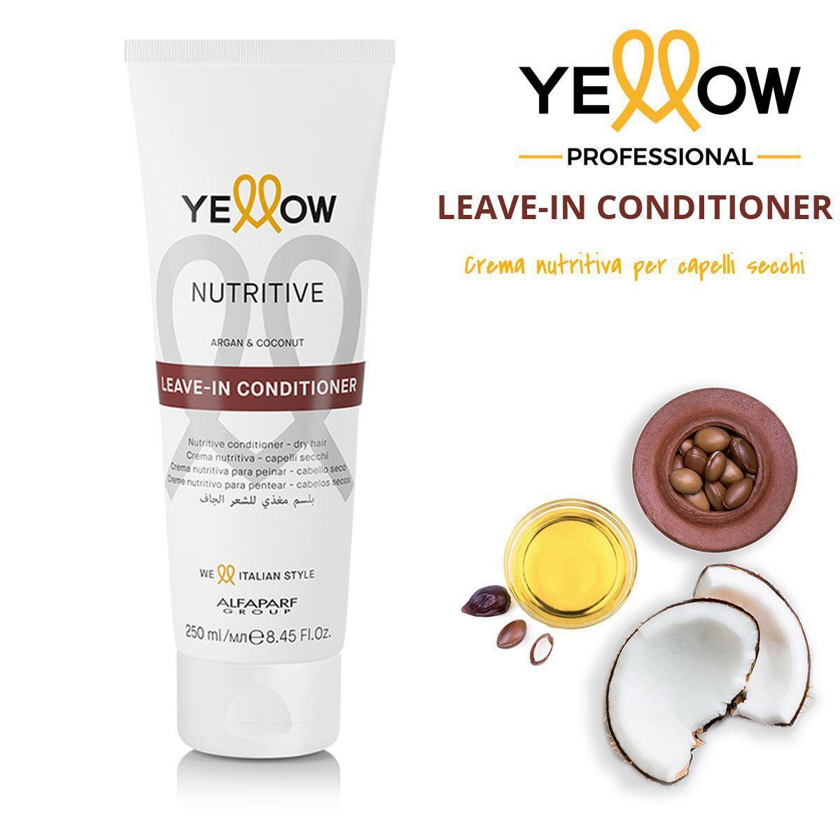 ALFAPARF YELLOW NUTRITIVE LEAVE-IN CONDITIONER CAPELLI SECCHI 250mL