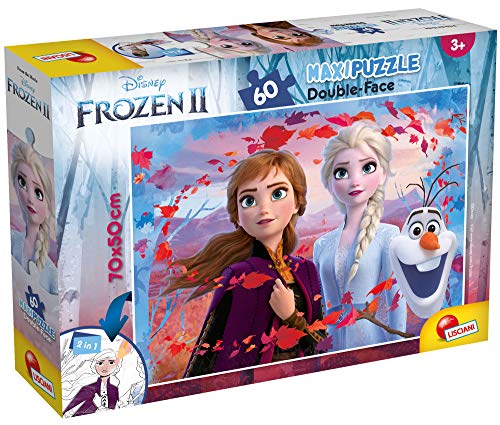 Lisciani Giochi Df Disney Puzzle Supermaxi 60, Frozen 2, Multicolore, 72286