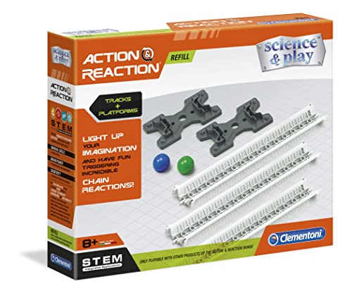 Clementoni 19117G Galileo Action & Reaction - Rampe E Rampe, Multicolore