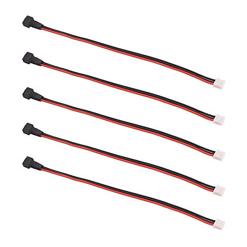 Olirc 5 Pezzi Jst-Xh 2S 20Cm 22Awg Lipo Equilibrio Filo Estensione Silicone Cavo Condurre Per Rc Batterie Carica (132-10)