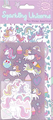 Paper Projects 01.70.31.010 - Confezione Assortita Con Unicorno, 3 Tipi Di Adesivi, Rosa, 24,5 X 11 Cm