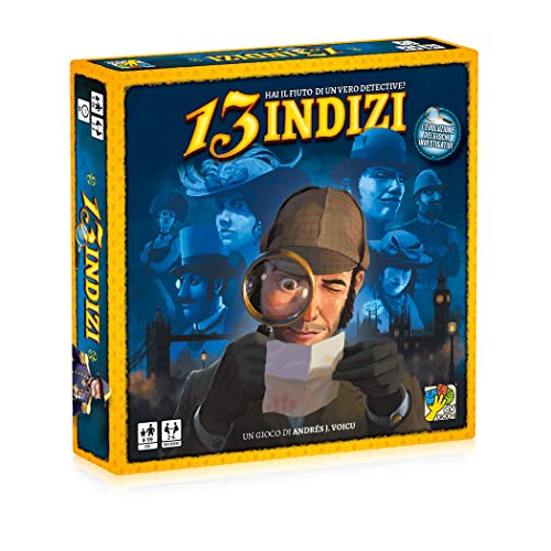 Dv Giochi-13 Indizi-Gioco Da Tavolo Di Deduzione E Investigazione-Edizione Italiana, Multicolore, Dvg9330, Da 2 A 6 Giocatori, ‎8 Anni E Più
