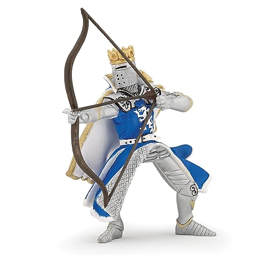 Papo -Dipinta A Mano- Figurina-Medioevo Mitico-Re Drago Con Arco E Frecce-39795-Collezione -Adatto A Bambini E Bambine - A Partire Dai 3 Anni Di Età