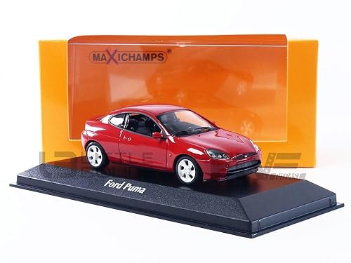 Maxichamps 940086520 Ford Puma-1996-Red - Auto In Miniatura Da Collezione, Scala 1:43, Colore: Rosso